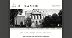 Desktop Screenshot of mehlandmehl.com