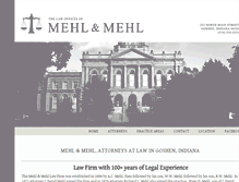 Tablet Screenshot of mehlandmehl.com